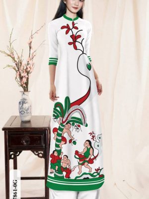 1609855140 165 vai ao dai hoa in 3D (14)
